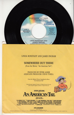 LINDA RONSTADT and JAMES INGRAM - SOMEWHERE OUT THERE - ORIGINAL