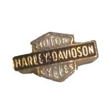 Vintage Harley Davidson Motor Cycles Mini Lapel Pin Brass Biker Very SMALL 3/8"