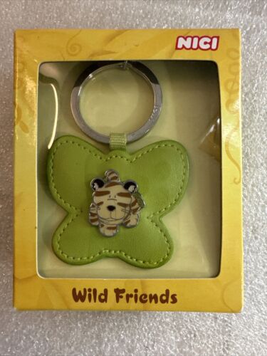 Enesco Nici Wild friends Keychain Green Tigers - Picture 1 of 2