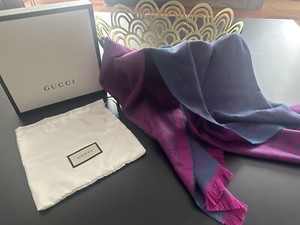 Gucci Wool Dual Color Long Women’s Scarf