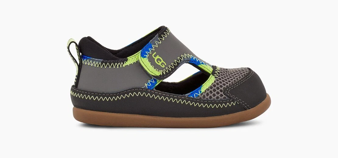 UGG Delta Closed Toe Black Shoes For Kids