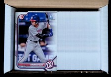 250x LOT - BRENNER COX  NATIONALS RC 1st card    2022 BOWMAN DRAFT #BD-196