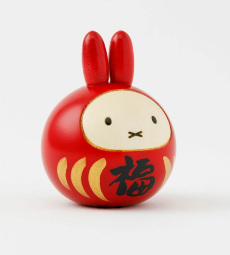 Poupée Kokeshi Miffy Japon poupée en bois 2,8 pouces artisanale traditionnelle - Photo 1 sur 4