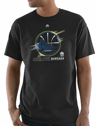 Camiseta negra de manga de manga corta Golden State Warriors Majestic ""Visionary | eBay