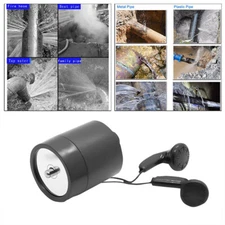 Water Leakage Detection Underground Water Pipe Leak Monitor Detector w/ Earphone
