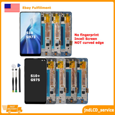 For Samsung Galaxy S10+ Plus G975U S10 G973 LCD Display Touch Screen Tool Kit