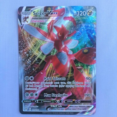 Scizor Vmax 119/189 Darkness Ablaze NM Full Art Ultra Rare Pokemon