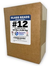  12 Glass Beads - 10 LBS or 4.54 kg - Blasting Abrasive Media Extra Fine - 14...