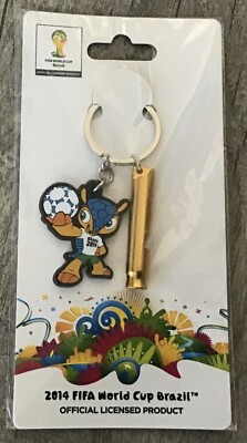 2014/2018 FIFA World Cup Mascot+Logo Double Sided Keychain | eBay