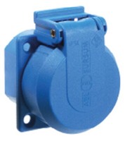 As-Schwabe 45085 | Schutzkontakt-Einbaudose, Blau