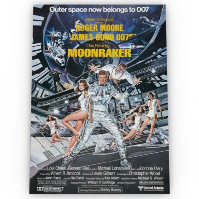 Moonraker James Bond 007 Filmposter Satin Hochwertig Atemberaubend A1 A2 A3
