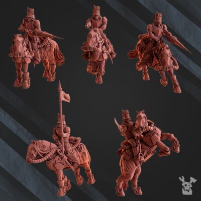 5er Set Steamguard Cavalry - DakkaDakka Store/Sci-Fi/Tabletop Miniaturen