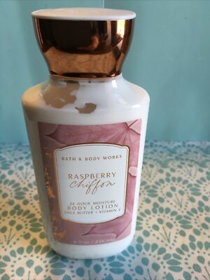 Bath & Body Works Raspberry Chiffon 24 Hour Moisture Body Lotion - 8oz