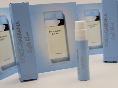 4 Pcs Dolce & Gabbana Light Blue 0.02 FL Oz/0.8ml (Sample