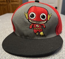 The Flash DC Comics Embroidered Hat Cap Snapback Justice League- Six Flags