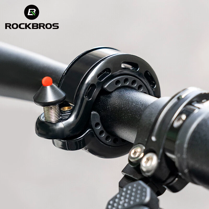 ROCKBROS Aluminum Alloy Bicycle Bells Max 100 dB,Bike Horn,22.2-31.8mm Handlebar - Image 2 of 4