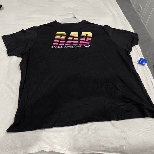 Way To Celebrate Men's Father's Day 'Really Awesome Dad' Graphic T-Shirt BLK 3XL