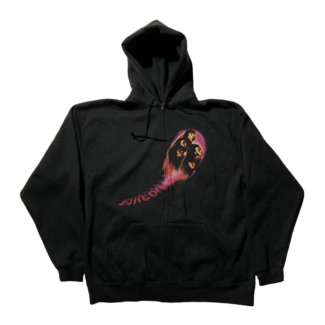 vintage deep purple fireball psychedelic rock band hoodie UK - Main Image
