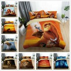 3D The Lion King Kids Bedding Set Duvet Cover Pillow Shams Comforter Cover Set