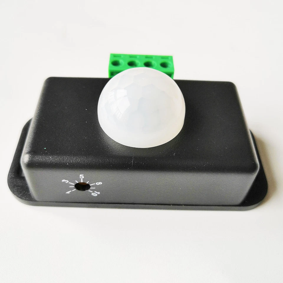 2Pc PIR-8 12/24VDC 8A 5-8M Infrared PIR Motion Sensor Switch for LED Light Lamp - Image 2 of 3