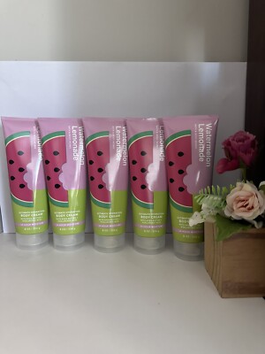 5 New WATERMELON   LEMONADE BATH & BODY WORKS BODY CREAM LOTION