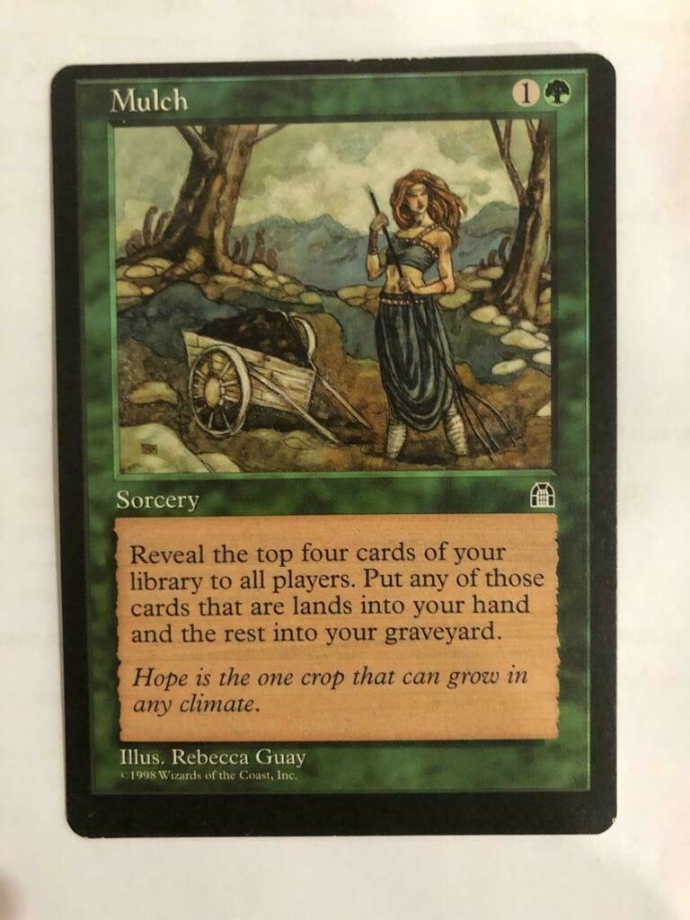 MTG MISPRINT MISCUT ERROR STRONGHOLD MULCH MAGIC THE GATHERING