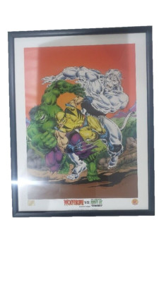 The Hulk vs Wolverine Art Print by Herb Trimpe Dynamic Forces -EXCELLENT PRICE!