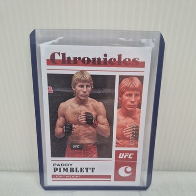 2023 Panini Chronicles UFC Red Foil Parallel /199 Paddy Pimblett #54 