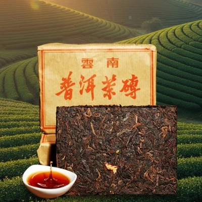 Natural Aged Pu-erh Tea Ripe Black Tea Herbal Energy 100g - Image 1 of 4