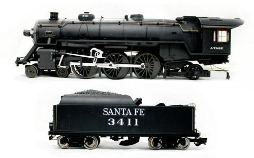 ARISTO CRAFT 'GAUGE 1 / 1:29' SCALE ATSF BLACK 4-6-2 PACIFIC STEAM ...