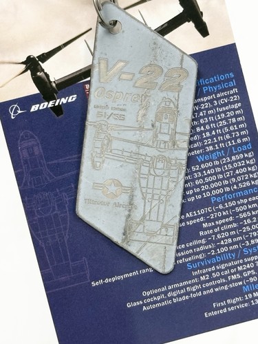 V-22 Osprey Aircraft Tag