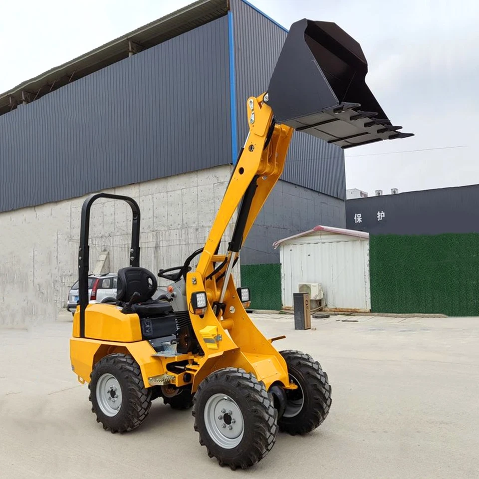 2 Ton EPA Kubota D1703 24HP Diesel Wheeled Loader With Pallet Fork Bucket IN USA - Image 3 of 4