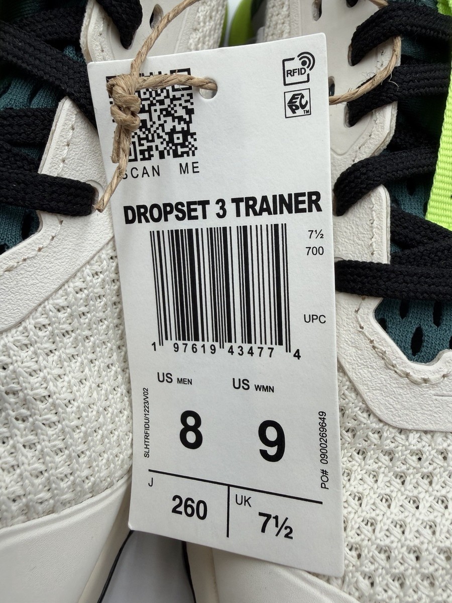 Adidas Dropset 3 Trainer Size 8 Chalk/Silver/Teal |JR1762| | eBay