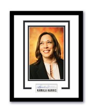 Kamala Harris Autographed Signed 11x14 Framed Photo USA Vice President ACOA