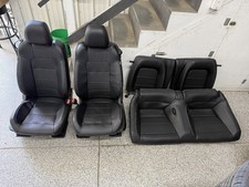 2015-2017 Ford Mustang Gt Premium Leather Front Rear Seats Black Heatedcooled