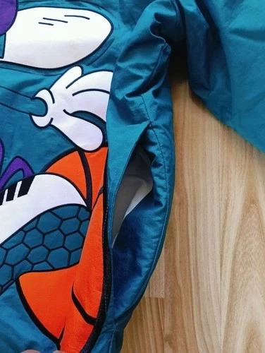Starter Charlotte Hornets Nylon Jacket 2XL NBA New Unused image 4