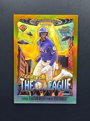 2025 Bowman Chrome Sebastian Walcott #IT-1 It Came to the League Gold #/50 