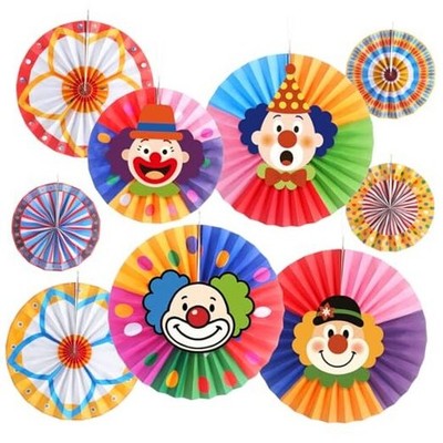 Outus 13 Pcs Carnival Party Decoration Set Hanging Circus Theme Party Clown