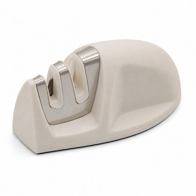 Manual Knife Sharpener 2 Stage Kitchen Coarse Fine Ceramic Tungsten Handheld