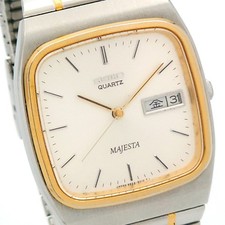 SEIKO MAJESTA 9533-5010 Quartz Men's Two-Tone Analog Watch Working