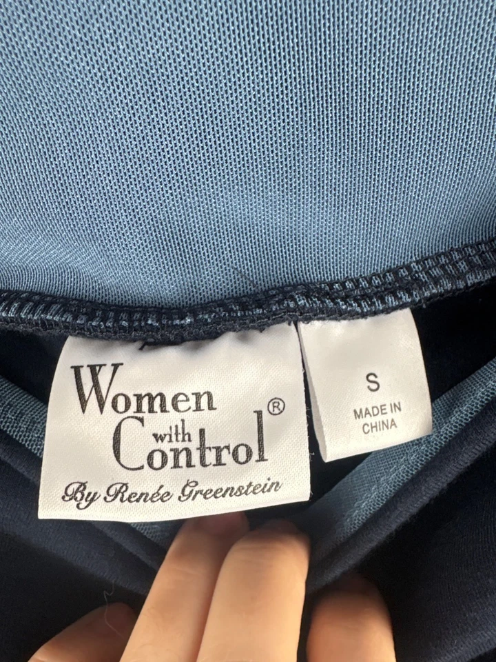 Mujer Con Control Por Renée Greenstein Mujer Falda Línea A S Azul Marino Foto 2 de 4