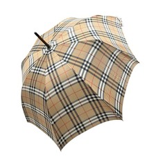  725 Burberry Vintage Beige Nova Check Walking Umbrella