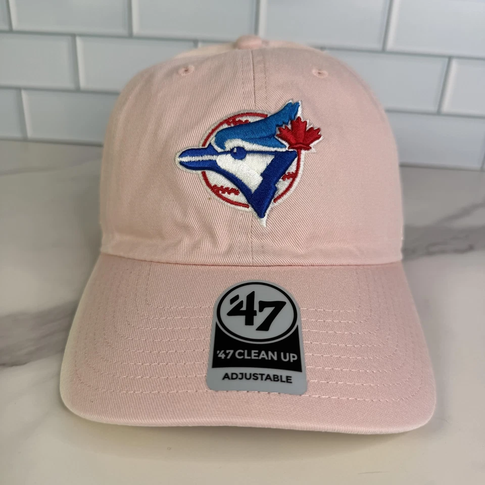 Toronto Blue Jays Hat Cap Strap Back One Size Pink MLB 1991 All-Star Game - Image 2 of 4