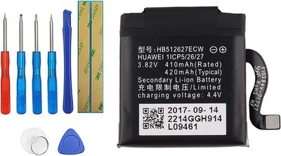HB512627ECW Replacement Battery Compatible with Huawei Watch 2 Pro 4G EO DLXXU