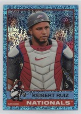 2025 Topps Heritage Chrome Light Blue Sparkle Refractor Keibert Ruiz #163 1i5e