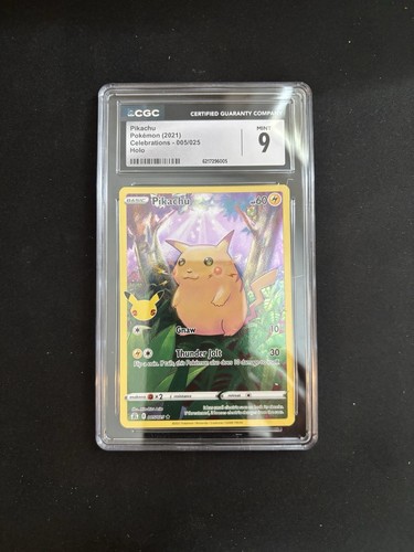 Pikachu graded CGC 9 for sale on eBay