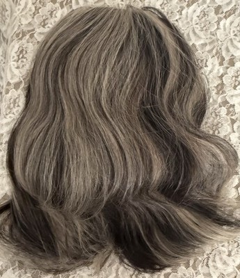 Goddess Brand 12'' Human Hair Wig Fall ''Spanish Hair'' Color NL 1B/1F