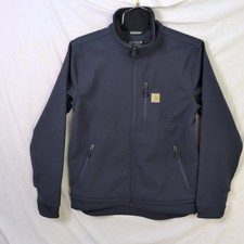 Carhartt Rain Defender Relaxed Fit Heavyweight Softshell Blue Jacket Men s M