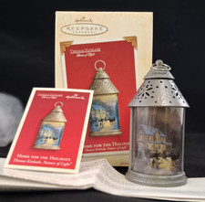 2003 Hallmark Keepsake Thomas Kinkade Home For The Holidays Light Up NIB