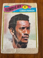 various 1977 Topps Mexican POOR CONDITION football cards